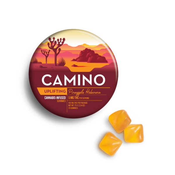 Camino Pineapple Habanero Gummies, 100MG (20-Pack) - 100MG