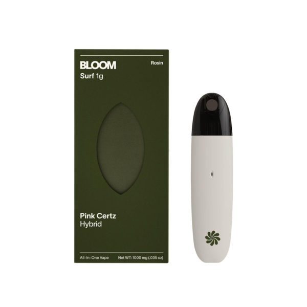 Bloom Pink Certz Rosin Surf All-In-One Vape, 1G - 1G