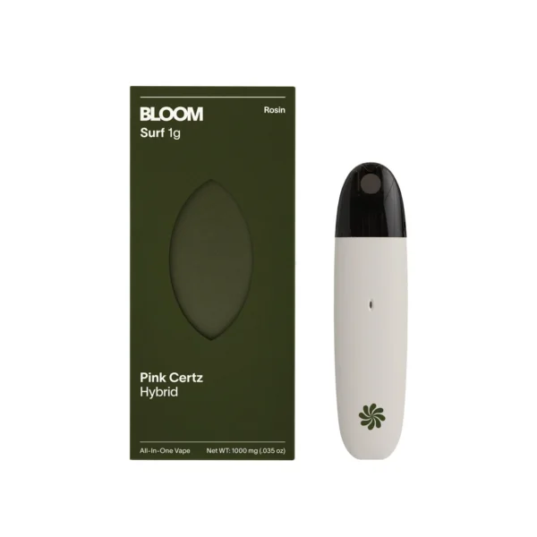 Bloom Pink Certz Rosin Surf All-In-One Vape, 1G - 1G