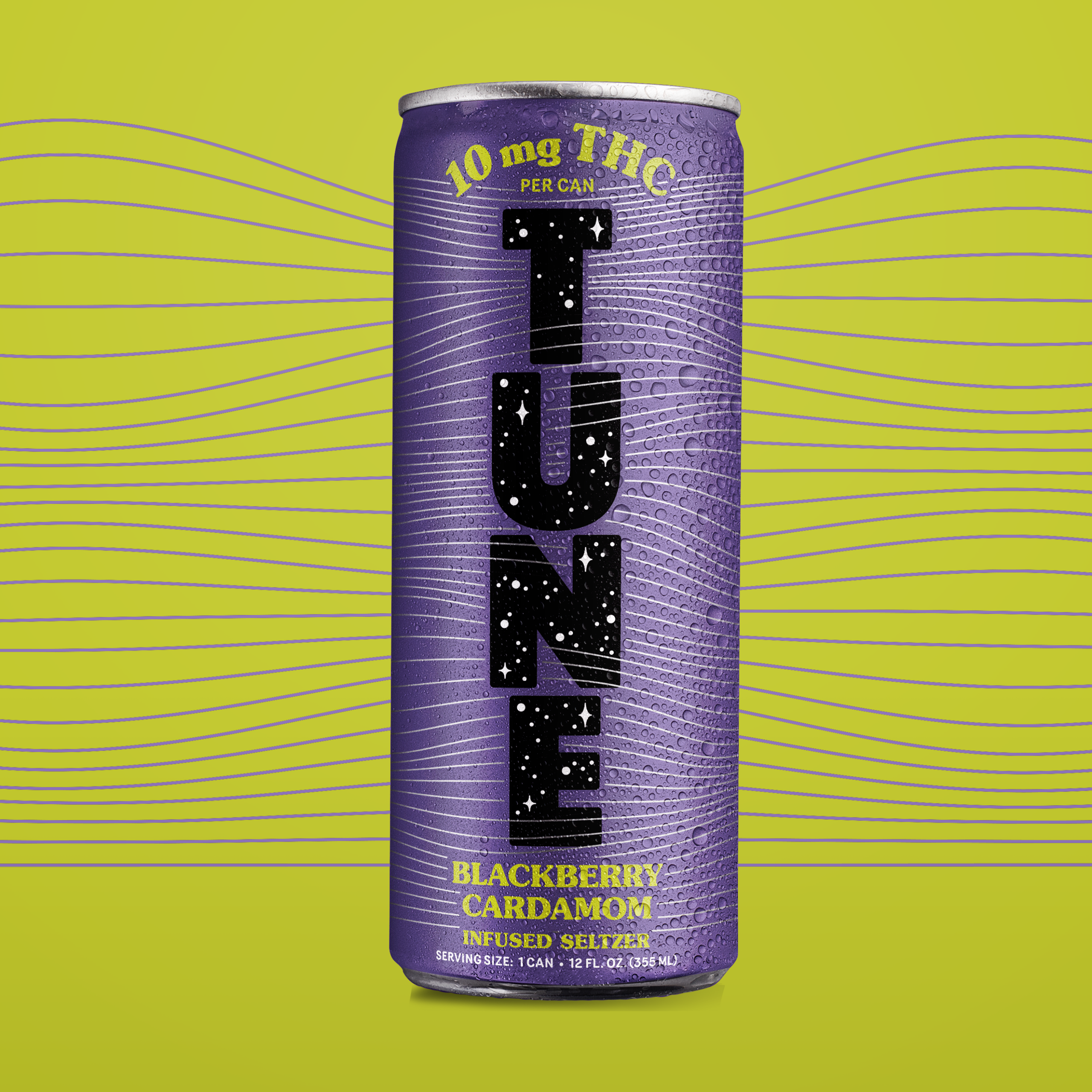 Tune Blackberry Cardamom Seltzer, 10MG - 10MG