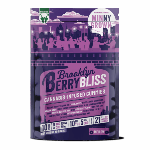 Minny Grown Brooklyn Berry Bliss 2:1 Gummies, 100MG (10-Pack) - 100MG