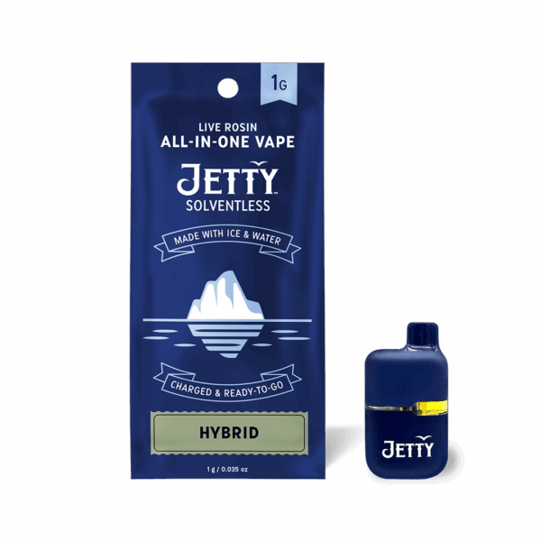 Jetty Pink Meridian Solventless Mini Tank Vape, 1G - 1G