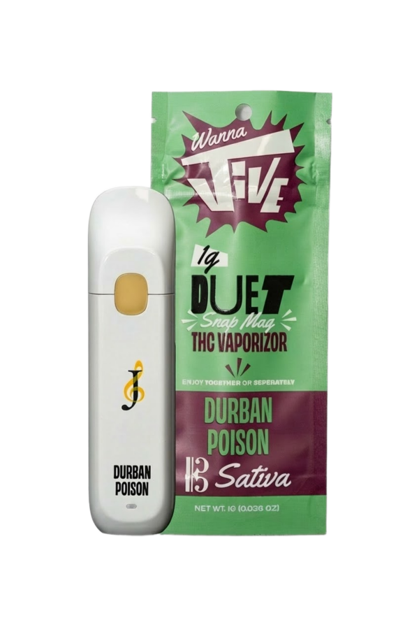 Wanna Jive Durban Poison Snap All-In-One Vape, 1G - 1G