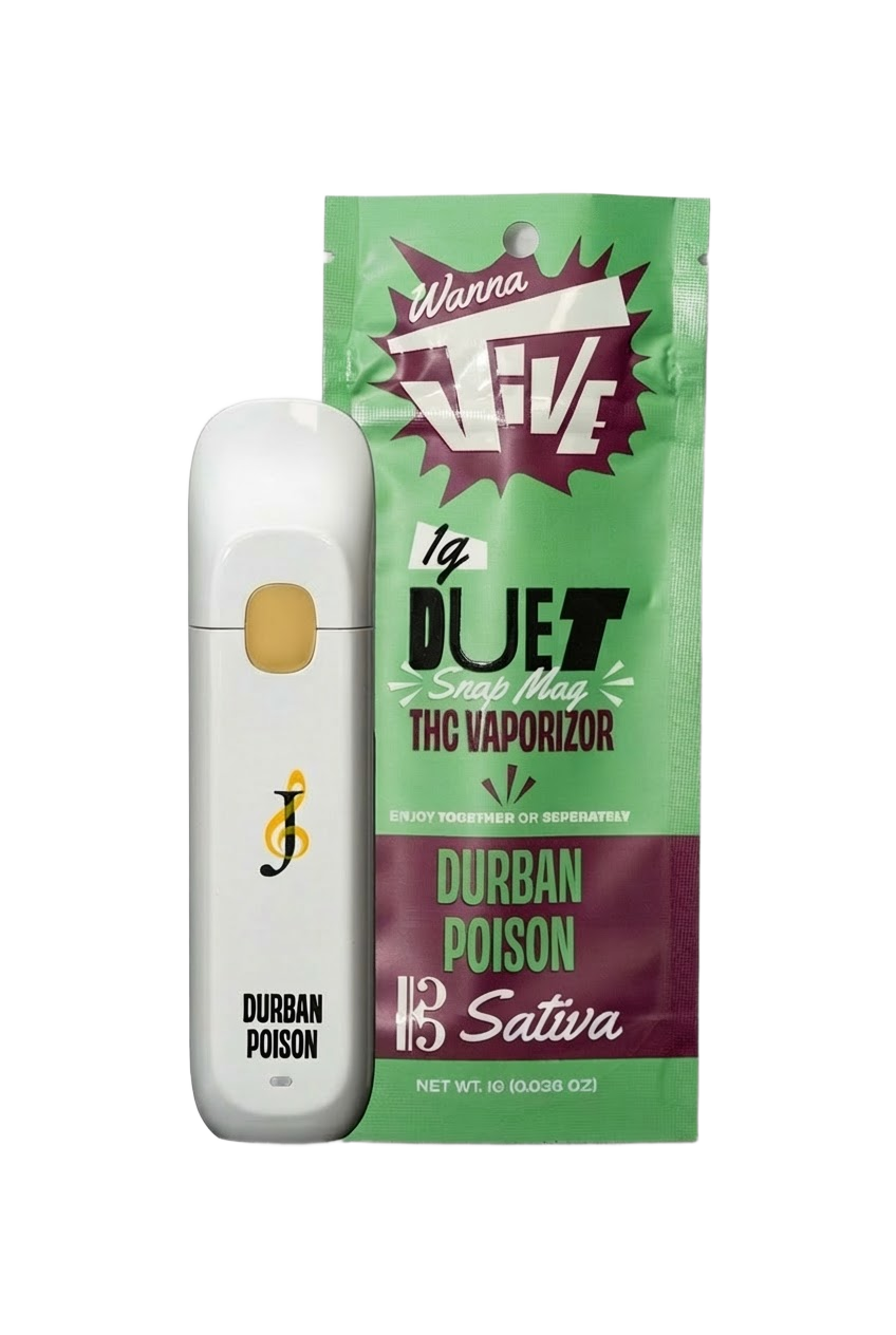 Wanna Jive Durban Poison Snap All-In-One Vape, 1G - 1G