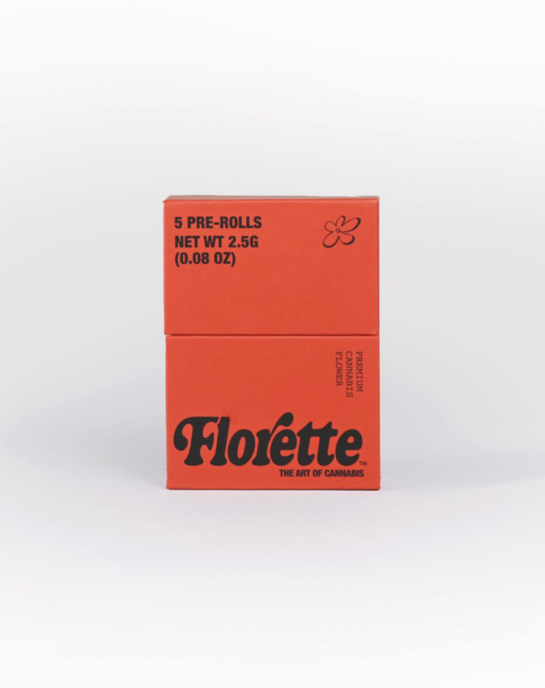 Florette Cherry Pie Pre-Rolls, 2.5G (5-Pack) - 2.5G