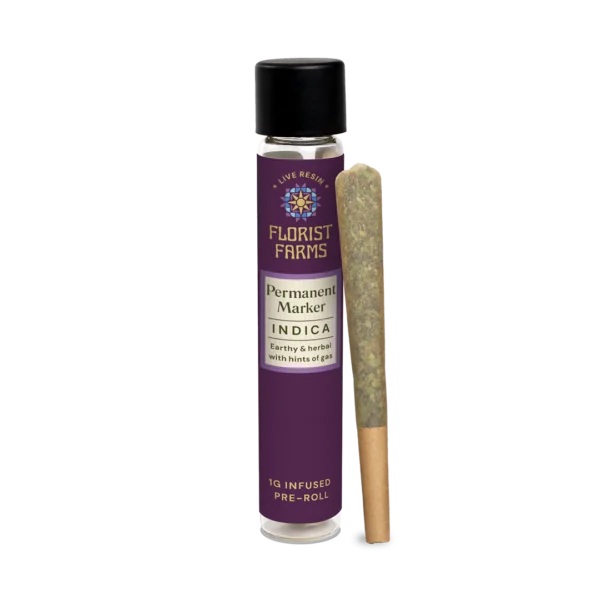 Florist Farms Permanent Marker Live Resin Infused Pre-Roll, 1G - 1G