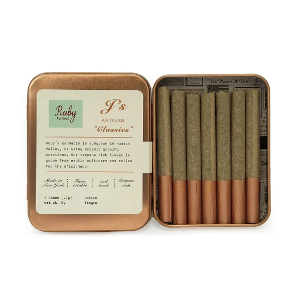 Ruby Farms Tangie Classics Pre-Rolls, 5G (7-Pack) - 5G