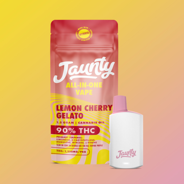 Jaunty Lemon Cherry Gelato Palm All-In-One Vape, 1.5G - 1.5G