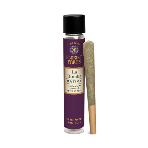 Florist Farms La Bomba Live Resin Infused Pre-Roll, 1G - 1G