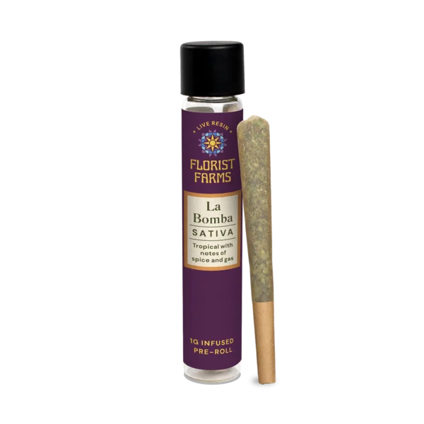 Florist Farms La Bomba Live Resin Infused Pre-Roll, 1G - 1G