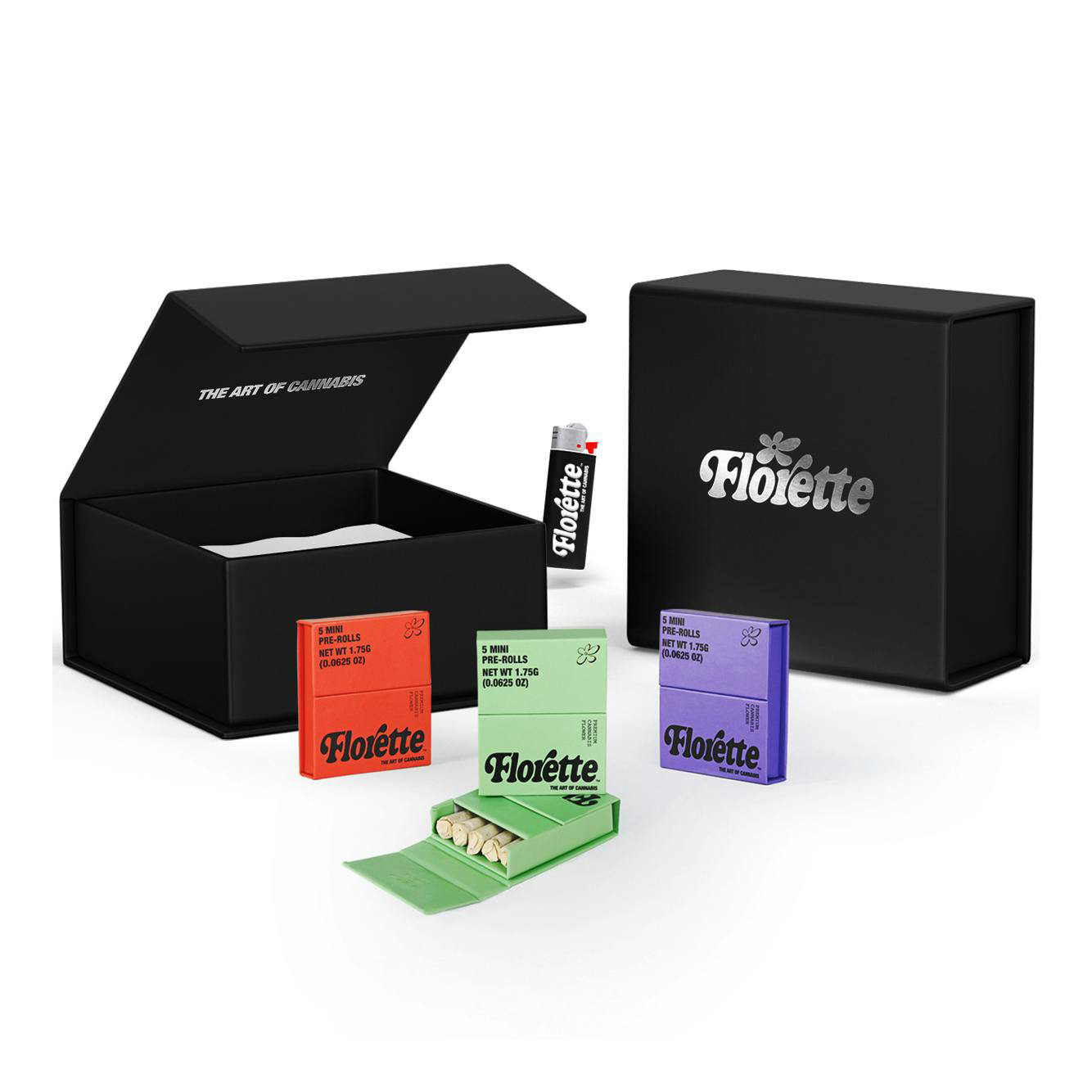 Florette Animal Face Pre-Rolls, 2.5G (5-Pack) - 2.5G