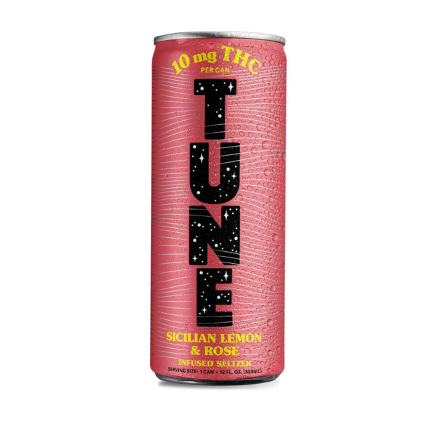 Tune Sicilian Lemon & Rose Seltzer, 10MG - 10MG