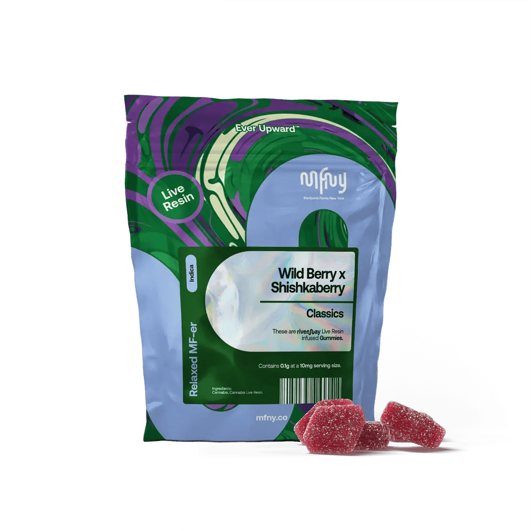 MFNY Wild Berry x Shishkaberry Live Resin Gummies, 100MG (10-Pack) - 100MG