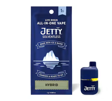 Jetty Cherry Berries Solventless Mini Tank Vape, 1G - 1G