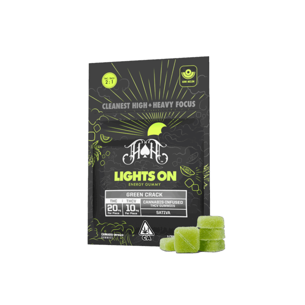 Heavy Hitters Green Crack 2:1 THC:THCV Gummies, 100MG (5-Pack) - 100MG