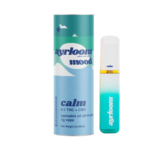 ayrloom Calm 4:1 THC:CBD All-In-One Vape, 1G - 1G
