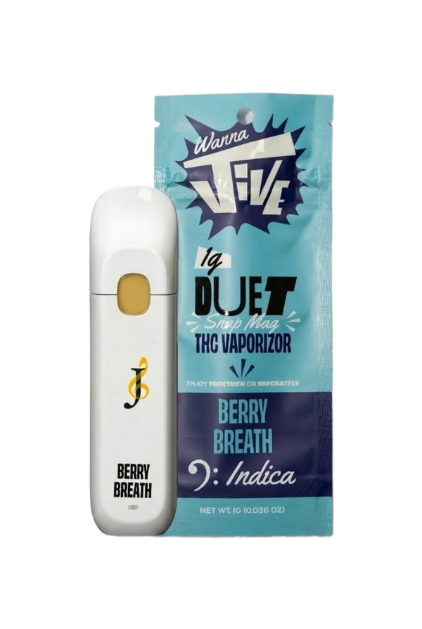 Wanna Jive Berry Breath Snap All-In-One Vape, 1G - 1G