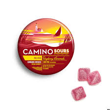 Camino Raspberry Lemonade Sour Gummies, 100MG (10-Pack) - 100MG