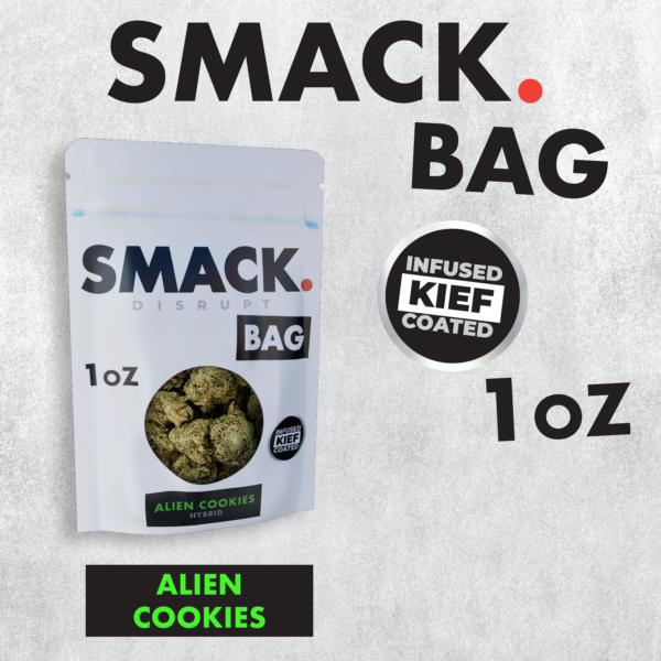 PICC Alien Cookies Smack Bag Kief Infused Flower, 28G