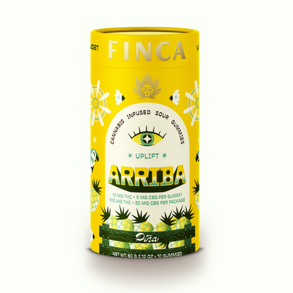 Finca Arriba Pineapple Uplift Gummies, 100MG (10-Pack) - 100MG