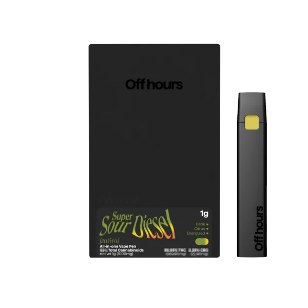 Off Hours Super Sour Diesel All-In-One Vape, 1G - 1G