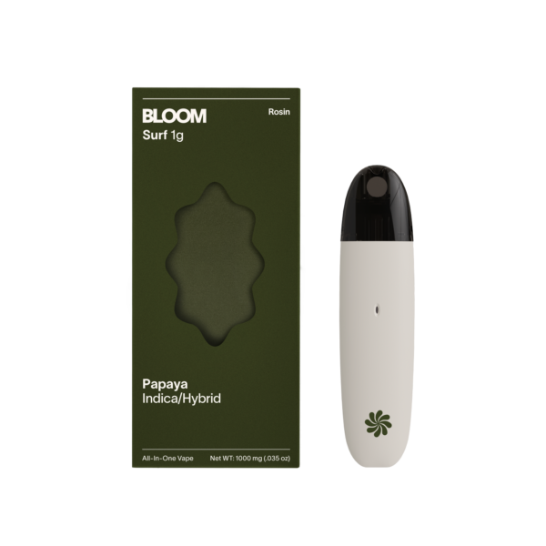 Bloom Papaya Rosin Surf All-In-One Vape, 1G - 1G