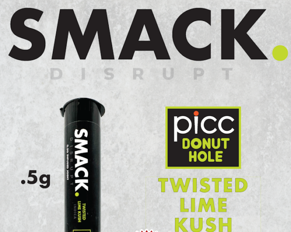 PICC Twisted Lime Kush Smack Infused Pre-Roll, 0.5G - 0.5G