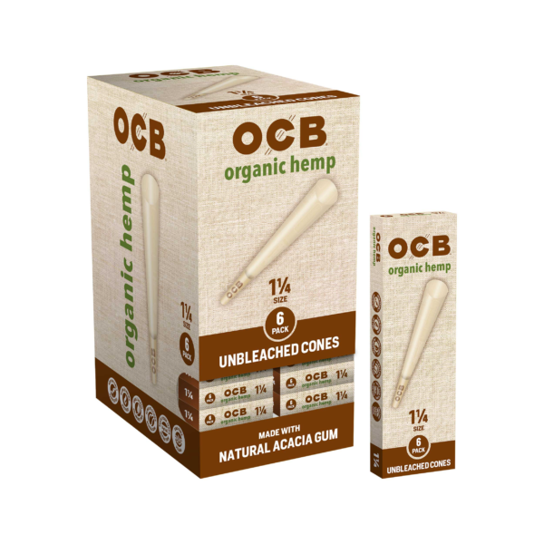 OCB Organic Hemp Cones, 6-Pack - 6-Pack