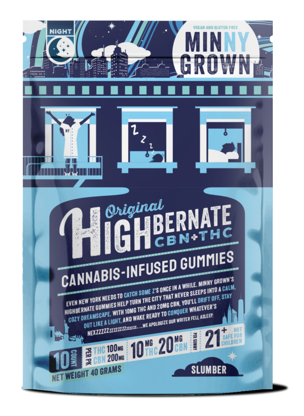 Minny Grown Highbernate Original Gummies, 25MG (10-Pack) - 25MG