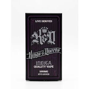 Kings & Queens Bubba Kush All-In-One Vape, 1G