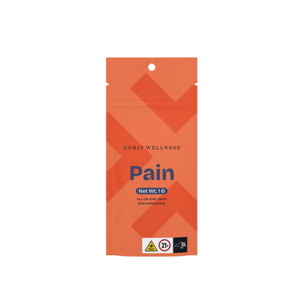 Curio Pain Soothing Lemon Lime All-In-One Vape, 1G - 1G