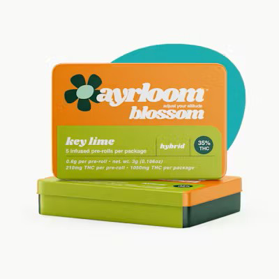 ayrloom Key Lime Infused Pre-Rolls, 3G (5-Pack) - 3G