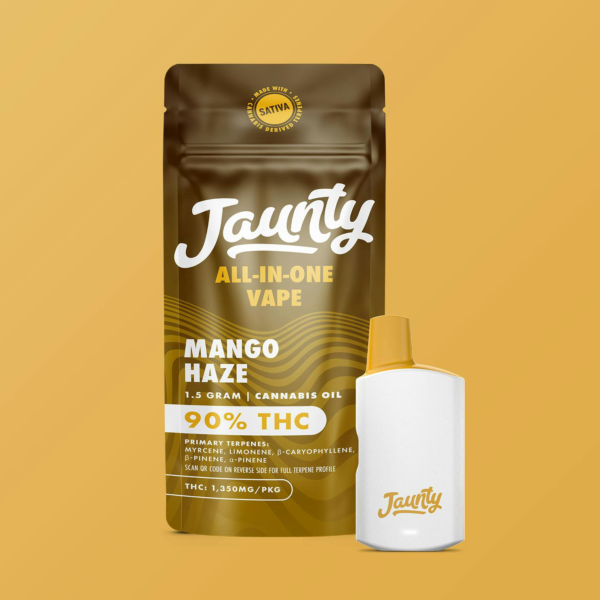 Jaunty Mango Haze All-In-One Vape, 1.5G - 1.5G