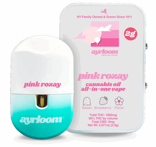 ayrloom Pink Rozay All-In-One Vape, 2G - 2G