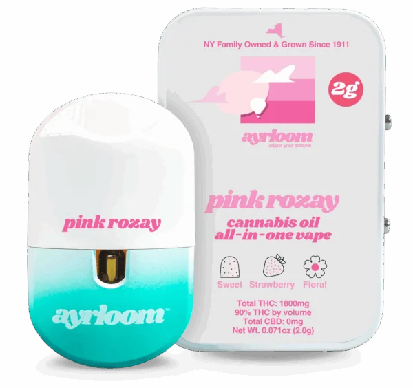 ayrloom Pink Rozay All-In-One Vape, 2G - 2G