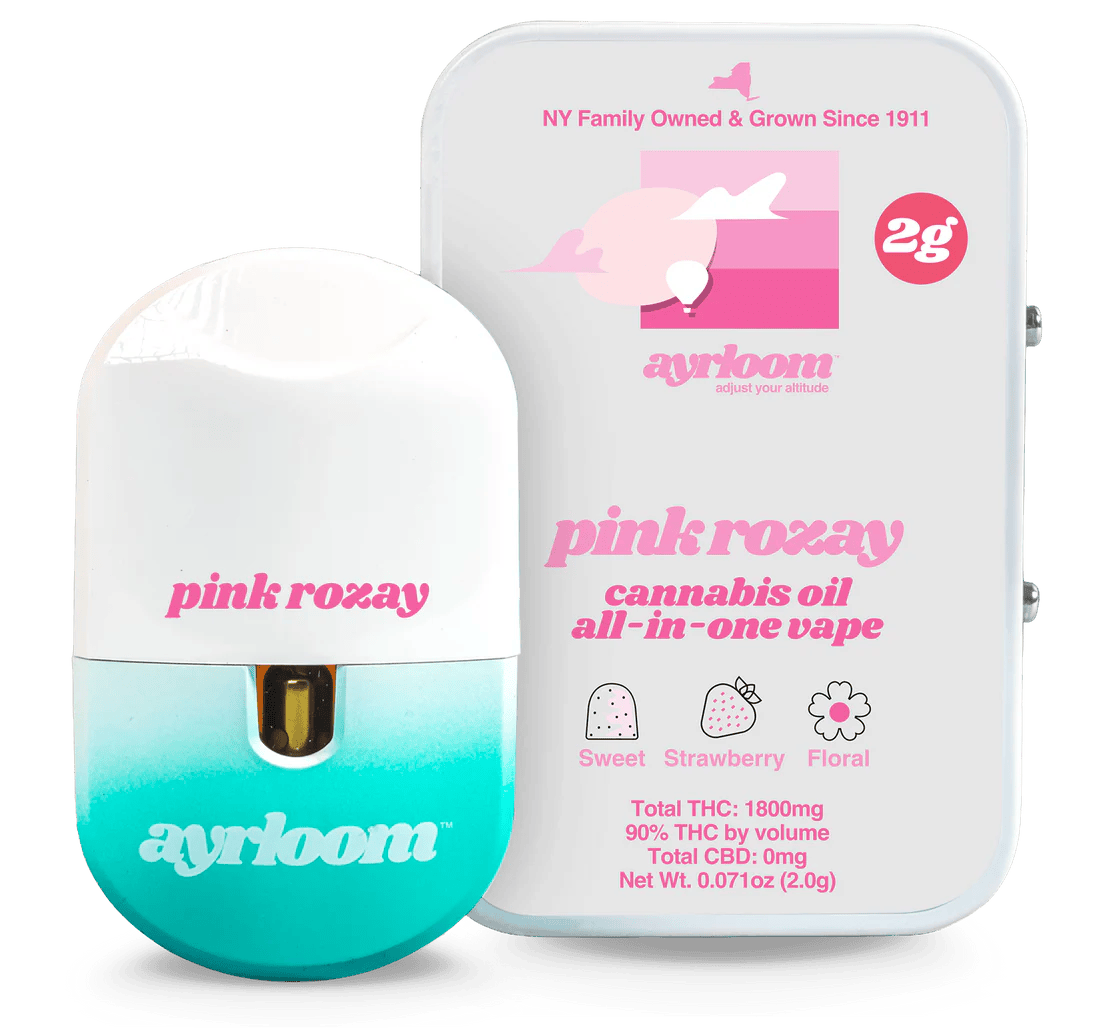 ayrloom Pink Rozay All-In-One Vape, 2G - 2G