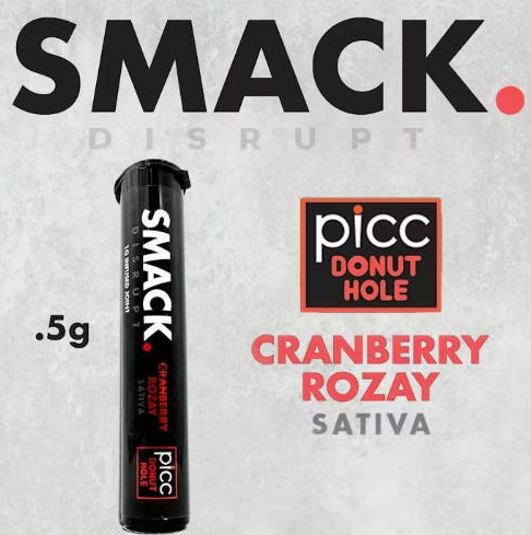 PICC Cranberry Rozay Smack Infused Pre-Roll, 0.5G - 0.5G