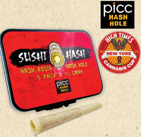 PICC Apple Fritter x Super Boof Hash Hole Pre-Rolls, 2.5G (5-Pack) - 2.5G