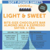 Soft Power Sweets Light and Sweet Espresso Chocolate, 100MG - 100MG