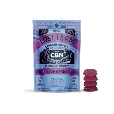 Lost Farm Thorny Berry x OG Kush Live Resin Gummies, 100MG (10-Pack) - 100MG